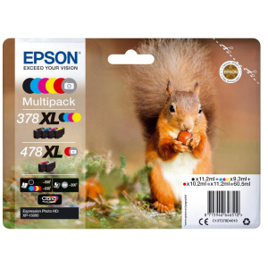 Multipack epson 378xl/478xl 6c c13t379d4010 scoiattolo x xp-15000