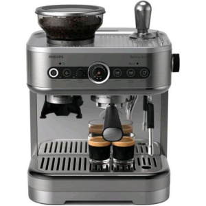 Philips barista brew psa3218/01 macchina professionale caffe` semi automatica macinacaffe` conico in metallo 1.350 w pressa caffe` 2.3 lt