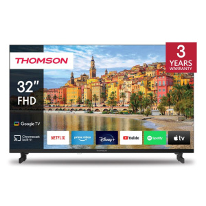 Thomson 32fg2s14 smart tv 32 pollici full hd display led sistema google tv dvbt2-c-s2 classe e colore nero
