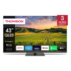 Thomson 43qg5c14 tv qled 43“ smart google central stand