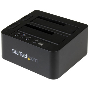 Startech.com dock duplicatore autonomo usb 3.1 (10gbps) per sata ssd/hdd da 2,5 & 3,5 – duplicatore fast-speed 28gb/min