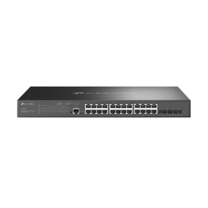 Tp-link omada sg3428mp switch di rete gestito l2+ gigabit ethernet (10/100/1000) supporto power over ethernet (poe) 1u nero