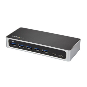 Startech.com hub usb-c a 7 porte – 5x usb-a + 2 usb-c – usb 3.0 – hub alimentato