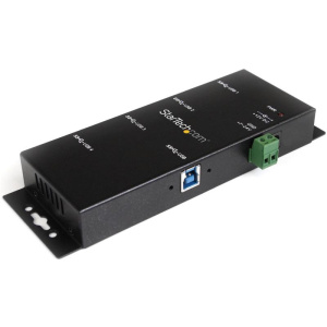 Startech resistente hub usb 3.0 per settore industriale a 4 porte predisposto per il montaggio