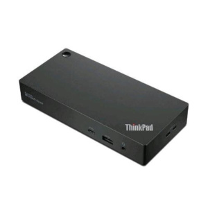 Lenovo thinkpad universal usb-c smart docking station thunderbolt 4 thunderbolt 4k ultra hd 2xusb 2.0 3xusb3.2 1xusb-c 3.2 usb hdmi 2xdisplayport jack 3-5mm lan 1000 mbit/s black