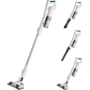 Midea mcs2021wb aspirapolvere senza fili 2 in 1 scopa ricaricabile cordless 150 w 45 minuti di autonomia con luce led con accessori