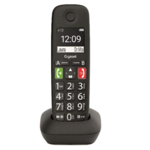 Gigaset e290hx senior cordless dect aggiuntivo black