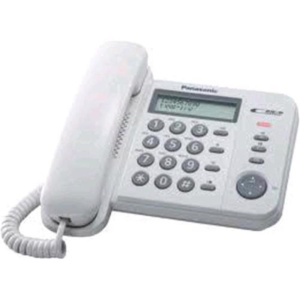 Panasonic kx-ts580ex1w telefono da tavolo bianco