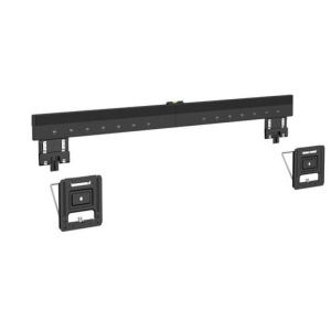 Staffa braccio supporto a parete (rdm s17) ultraslim per tv da 43 a 100