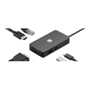 Microsoft surface usb-c travel hub usb-a usb-c vga hdmi gige