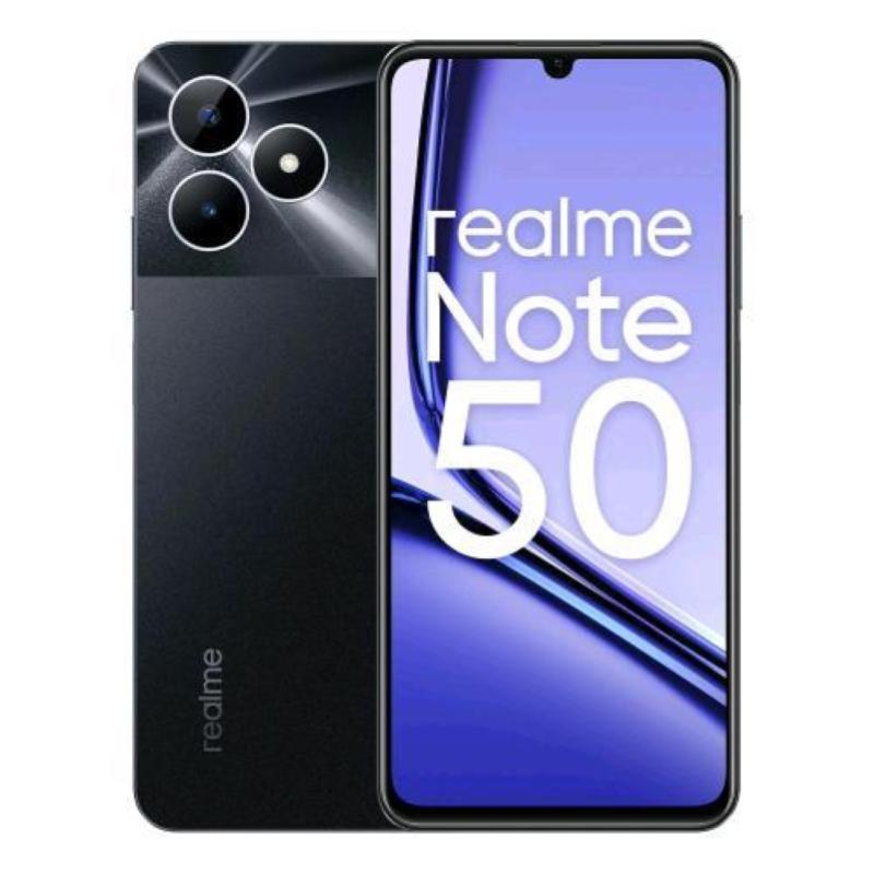 Realme note 50 dual sim 6.74 octa core 128gb ram 4gb 4g lte ip54 italia midnight black