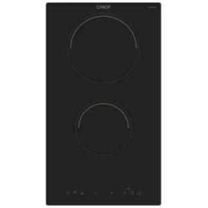 Candy cid 30/1 piano cottura a induzione 2 zone 28.8 cm piano in vetro nero