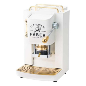 Faber macchina da caffe` a cialde pro deluxe sabbia