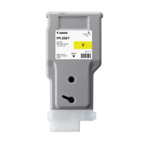 Canon pfi-206y serbatoio giallo per ipf 6400 / ipf 6450 300ml