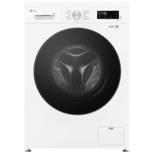 Lg f4nx1009nwb serie x1 – lavatrice a carica frontale 9 kg, 1400 rpm, classe a, 6 motion direct drive, allergy care, wi-fi, (85x60x55 cm), bianco