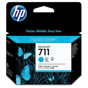Hp 711 cartuccia inkjet ciano 3 pz 29ml