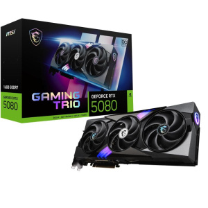 Msi gaming geforce rtx 5080 16g trio oc scheda video nvidia 16 gb gddr7 triple fan express x16 5.0 – 1 x hdmi 3 x displayport