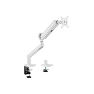 Conceptronic supporto da tavolo per monitor a schermo piatto 35“ bianco scrivania