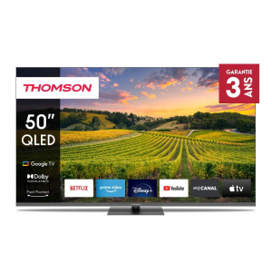 Thomson 50qg5c14 tv qled 50“ smart google central stand
