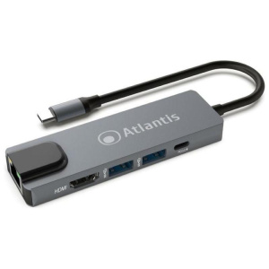 Atlantis alimentatore notebook universale automatico ultraslim 90w 10 connettori