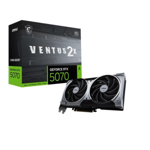 Msi geforce rtx 5070 12g ventus 2x oc 12gb gddr7 dlss4 dual fan pcie 5.0 16x -1 x hdmi 3 x displayport
