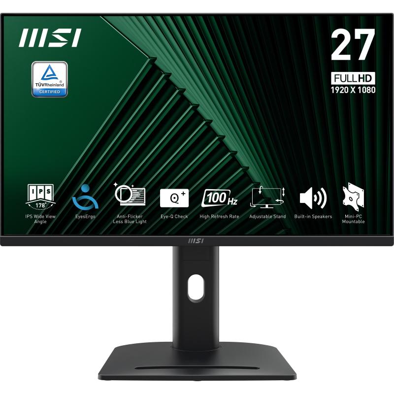 Msi microstar mon 27ips fhd bk mm pivot msi pro mp275pg 1ms 100hz