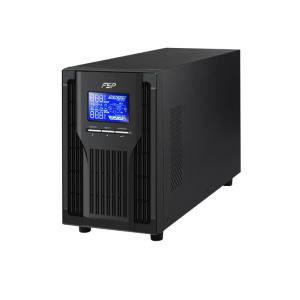 Ups fsp fortron champ 1k tower 1000va/900w online pure sinewave lcd converter/eco mode snmp usb rs-232 2*12v/9ah 3*iec