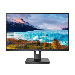 Monitor philips lcd ips led 23.8 wide 242s1ae/00 4ms softblue mm fhd 1000:1 black pivot vga dvi hdmi dp vesa fino:31/03