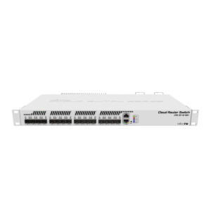 Mikrotik crs317-1g-16s+rm switch di rete l3 gestito 16 sfp+ 10g rack 1u grigio