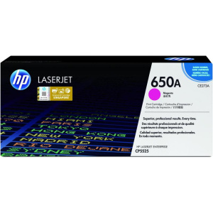 Hp 650a toner magenta per color laserjet cp 5525 dn e 5525 n 15.000 pagine