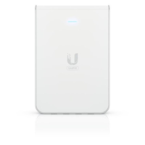 Wireless access point ubiquiti u6-iw wi-fi 6 in wall 2.4ghz: 573,5 mbit/s-5 ghz 4,8 mbit/s-consumo energetico (max): 13,5 w