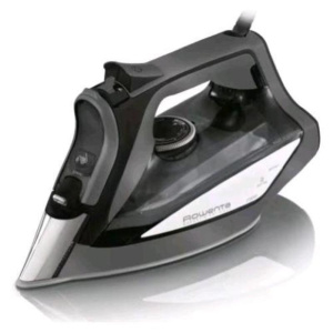 Rowenta dw7025 ferro da stiro a vapore expertis anticalcare 2700w piastra microsteam impugnatura ergonomica ner grigio