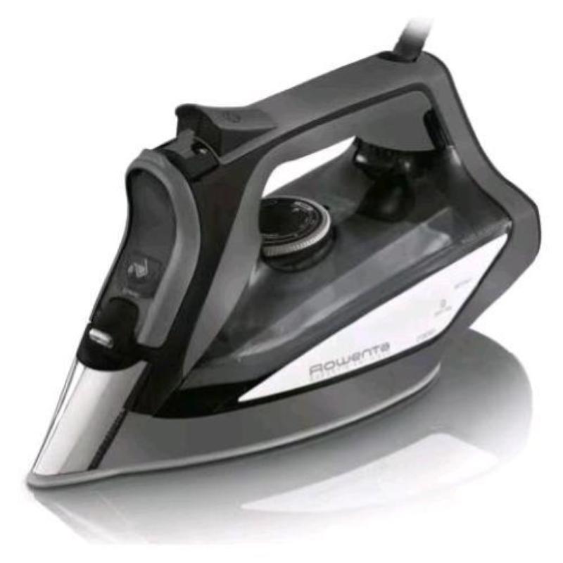 Rowenta dw7025 ferro da stiro a vapore expertis anticalcare 2700w piastra microsteam impugnatura ergonomica ner grigio