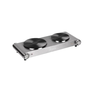 Fornello elettrico hobinox duo arfoel02 Â? 2 piastre diametro 18.8/15.5cm – 1500+1000w