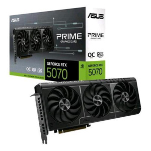 Asus prime -rtx5070-o12g nvidia geforce rtx 5070 12 gb gddr7 triple fan pci express 5.0 – 1 x hdmi 3 x displayport