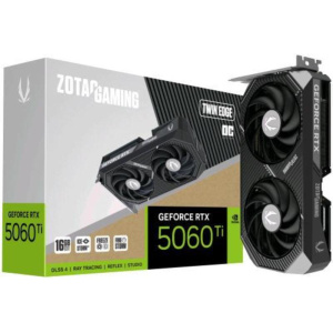 Zotac gaming geforce rtx 5060 ti twin edge oc 16gb gddr7 dlss4 dual fan pcie 5.0 16x – 1 x hdmi 3 x displayport