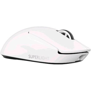 Logitech g pro x superlight 2 lightspeed mouse gaming wireless ultra leggero sensore hero 2 5 pulsanti programmabili 32.000 dpi bianco