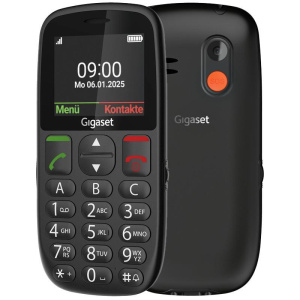 Gigaset gl395 2.2 senior phone 2g tasto sos italia nero