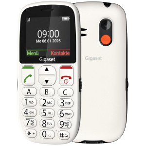 Gigaset gl395 2.2 senior phone 2g tasto sos italia white