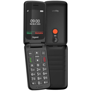Gigaset gl595 (nero) – telefono cellulare senior clamshell