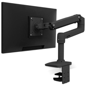 Ergotron lx series 45-241-224 supporto da tavolo per monitor a schermo piatto 34“ morsa-bullone di ancoraggio nero