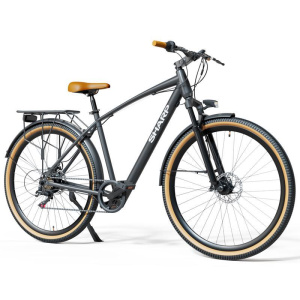 Sharp riga bk-dm03e bicicletta elettrica 250w ruote 29 x 2.125 telaio in alluminio velocita 25 km/h autonomia fino ad 60 km nero