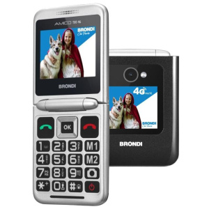 Brondi amico tuo 4g cellulare a conchiglia