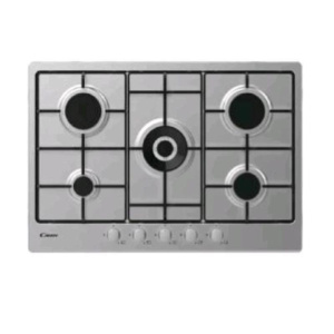 Candy cel7p4wx piano cottura a gas 75cm 5 fuochi piano in acciaio inox