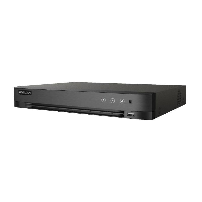 Dvr hikvision pro acusense 16ch/4ch deep learning 3mp + 8ch ip 6mp - 1*hdd 1tb video - ids-7216hqhi-m1/s