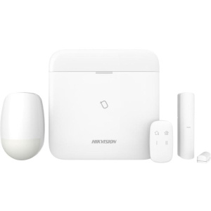 Hikvision kit ax pro 4g 96zone dual sim 1 telecomando1 rivelatore pir 1 contatto magnetico 3 tag – ds-pwa96-kit-we