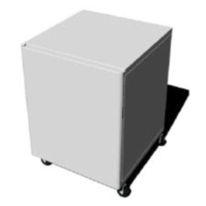 Mobiletto b9400 per stampanti brother hl-l9430cdn/9470cdn mfc-l9630cdw/mfc-l9670cdn mfc–ex670 in metallo con ruote