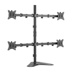 Equip supporto da tavolo articolato per 4 monitor 17“-32“ nero vesa regolabile