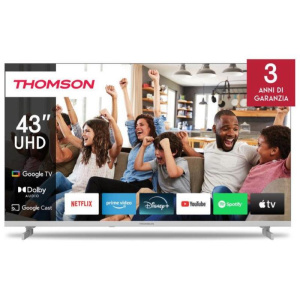 Thomson tv 43“ uhd google tv con dolby audio
