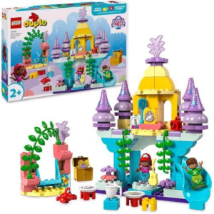 Lego duplo il magico palazzo sottomarino di ariel da costruire con 3 personaggi